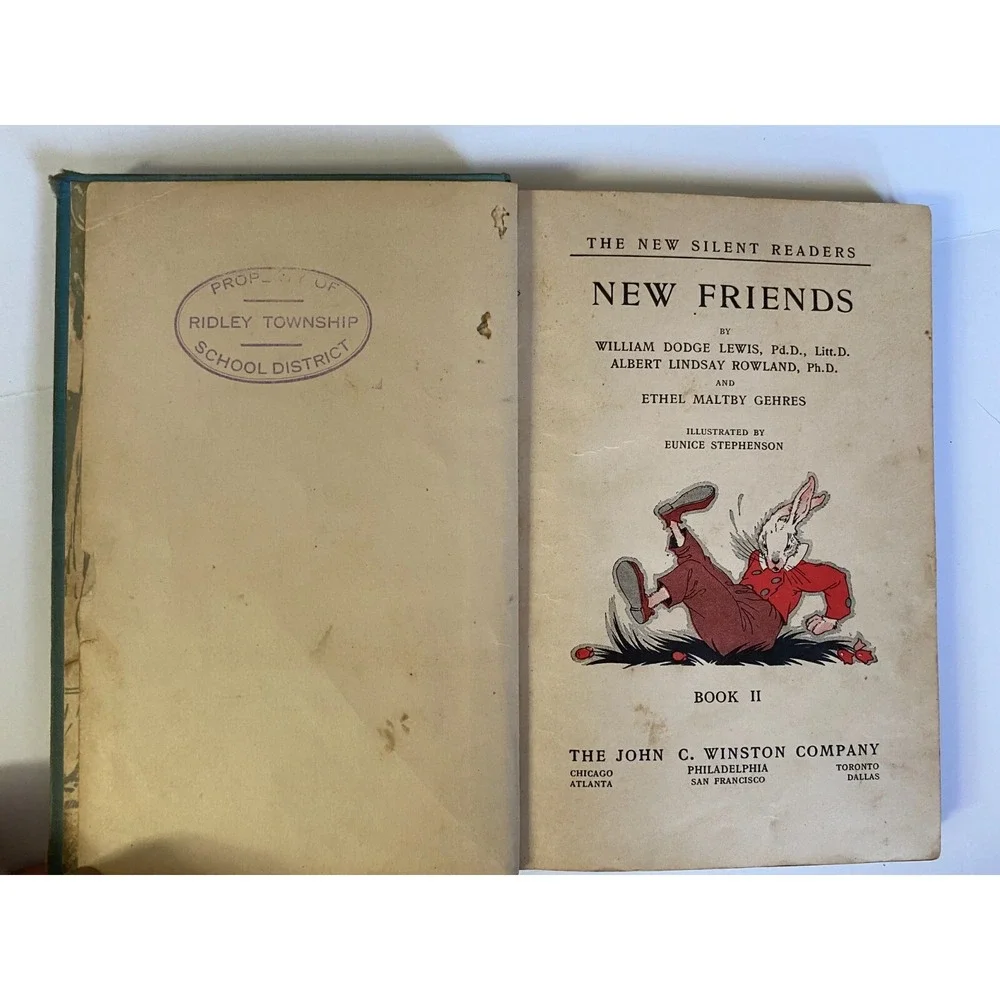 Lot Set‎ of 2 The New Silent Readers Book One New Friends & Two The Wonder World